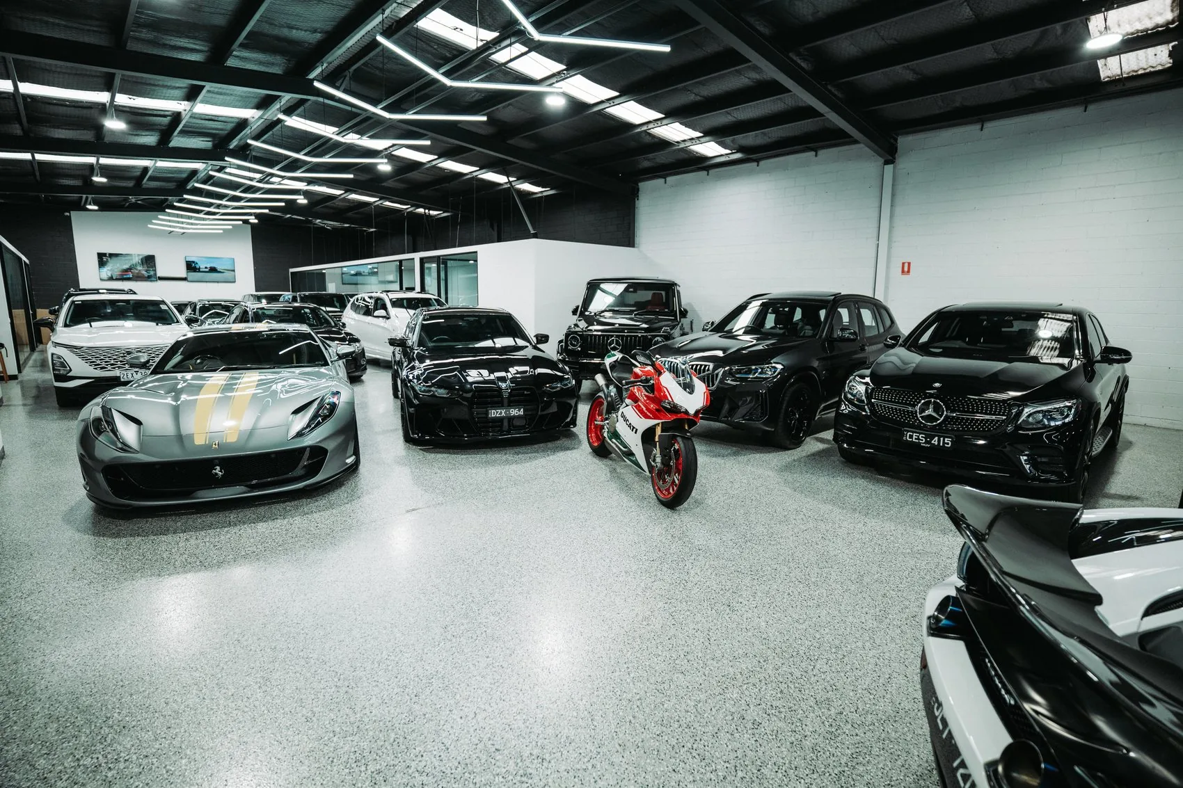 Prestige car showroom at Melbourne Used