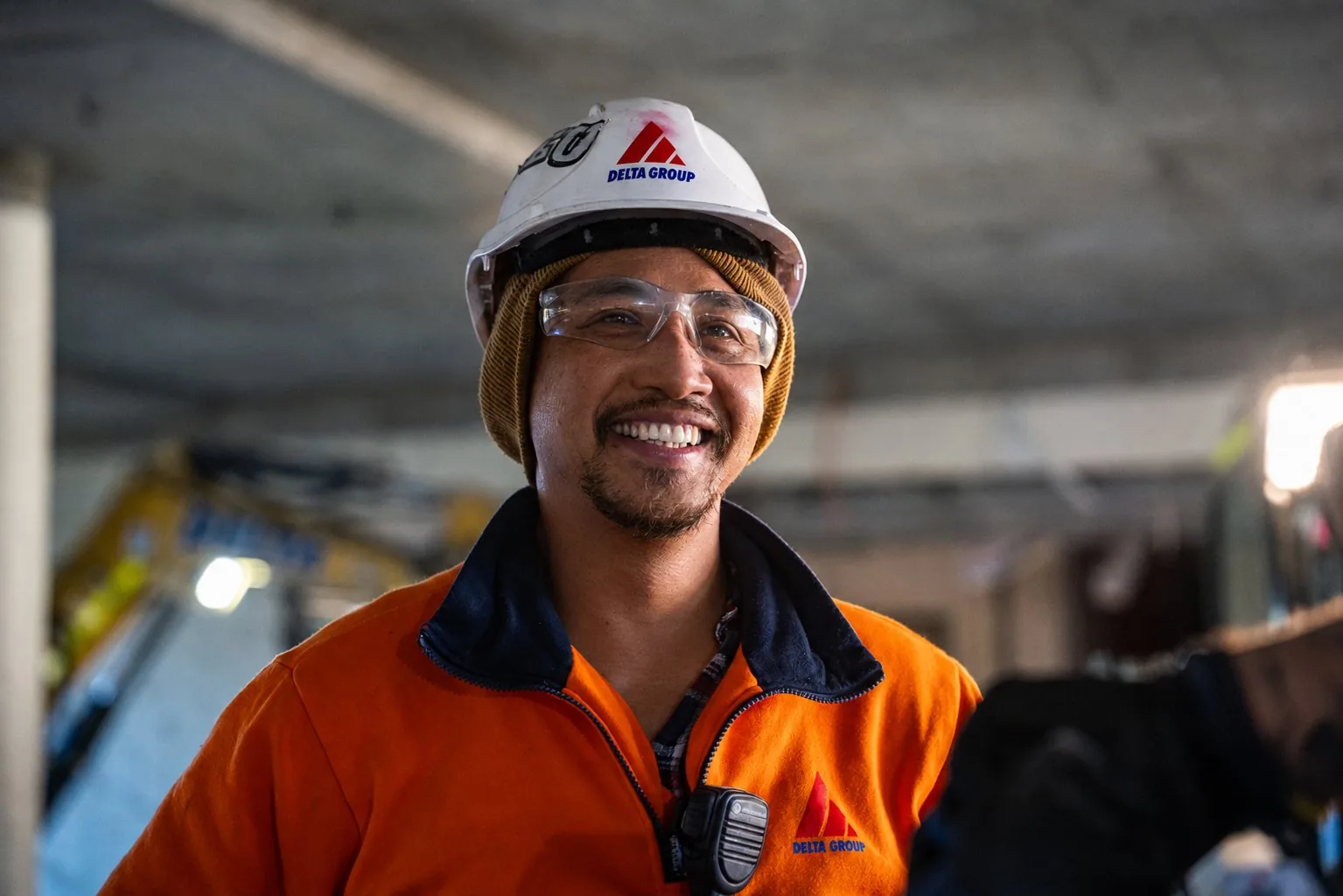 On site with the Delta Group crew