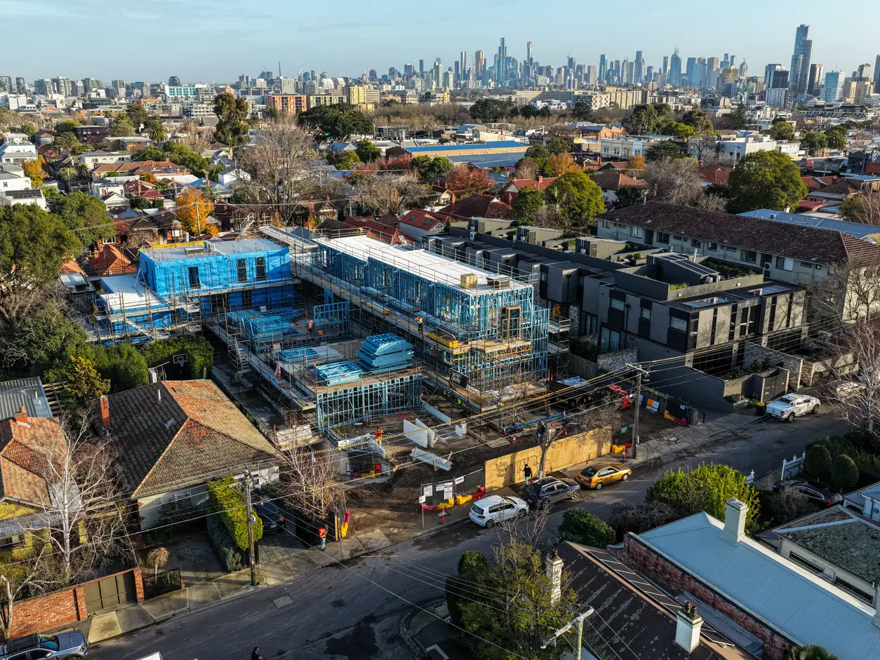 Holmes Plumbing Prahran townhouse development