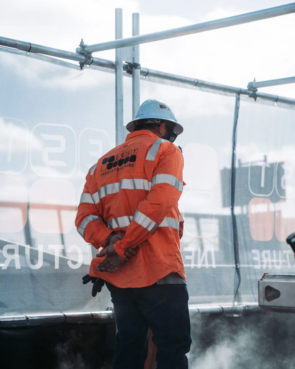 Builder on site